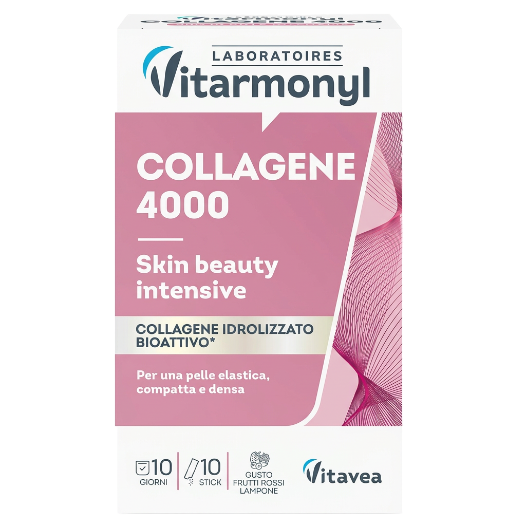 Confezione Collagene 4000, dieci stick solubili