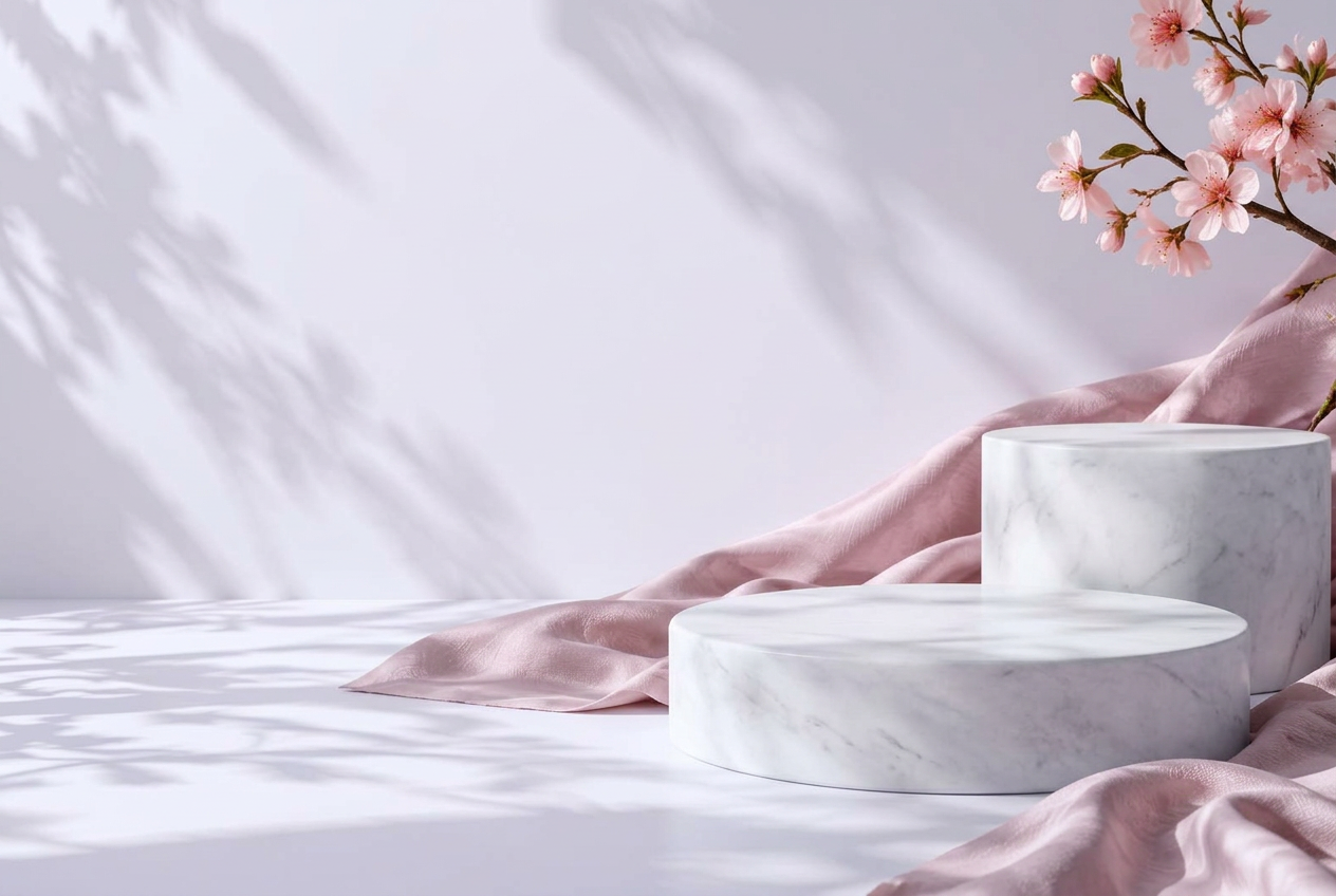 Fiori rosa e luce naturale